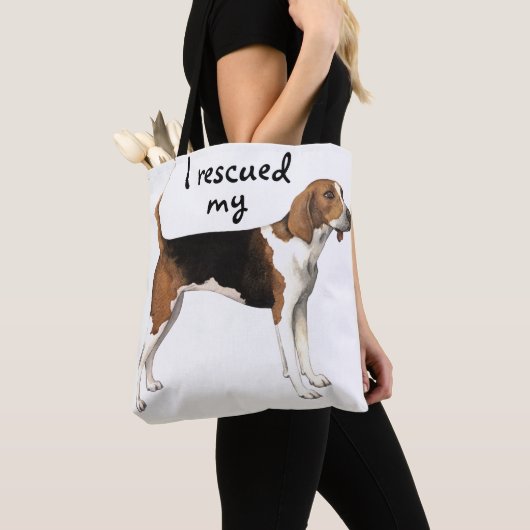 Rescue Treeing Walker Coonhound Tote Bag (Dichtbij)