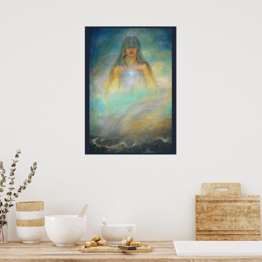 RESCUE van Georgia Lambert Poster (Keuken)