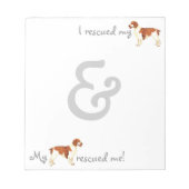 Rescue Welsh Springer Spaniel Notitieblok (Voorkant)