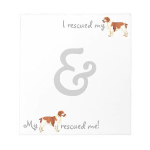 Rescue Welsh Springer Spaniel Notitieblok