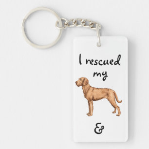 Rescue Wirehaated Vizsla Sleutelhanger