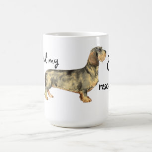 Rescue Wirehaered Dachshund Koffiemok