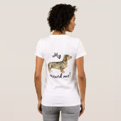 Rescue Wirehaered Dachshund T-shirt (Achterkant volledig)