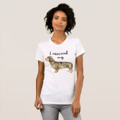 Rescue Wirehaered Dachshund T-shirt (Voorkant volledig)