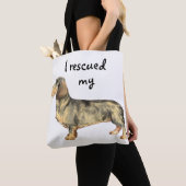 Rescue Wirehaered Dachshund Tote Bag (Dichtbij)