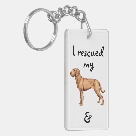Rescue Wirehain Vizsla Sleutelhanger (Voorkant Links)