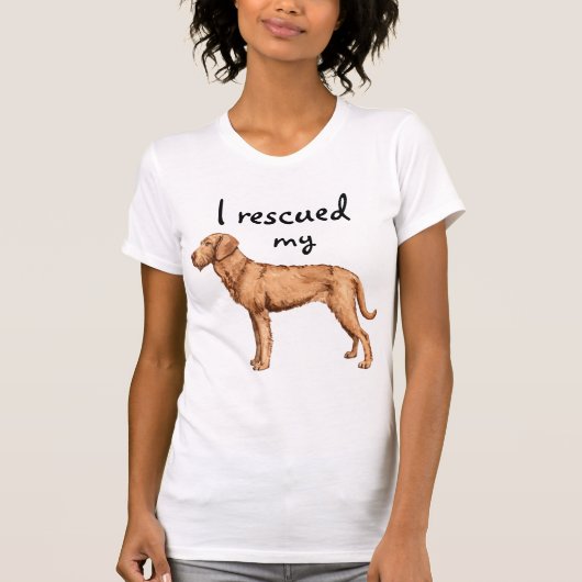 Rescue Wirehain Vizsla T-shirt (Voorkant)