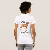 Rescue Wirehain Vizsla T-shirt (Achterkant volledig)