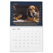 Rescued Beagles 2026 Wall Calendar Kalender (Mar 2027)