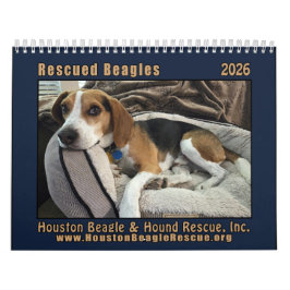Rescued Beagles 2026 Wall Calendar Kalender