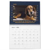 Rescued Beagles 2026 Wall Calendar Kalender (Mar 2026)