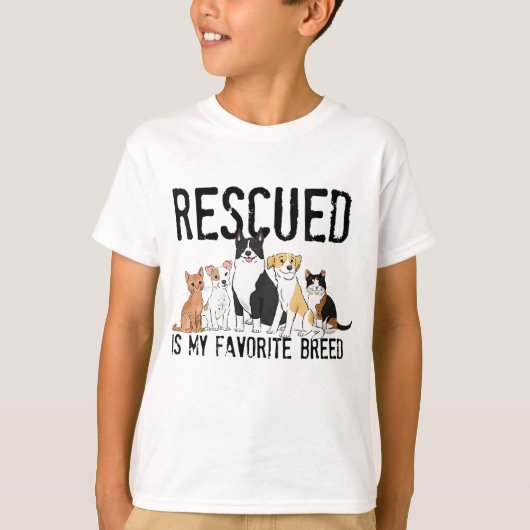 Rescued is mijn favoriete brouwerij, ga niet winke t-shirt (Voorkant)