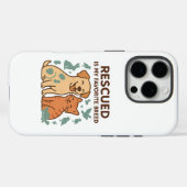 Rescued is My Favorite Breed Case-Mate iPhone Case (Achterkant (horizontaal))