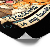 Rescued Is My Favorite Breed Dog Cat Pet Adoption  Poster (Hoek)