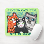 Rescued / Shelter Cat's Muismat (Met muis)