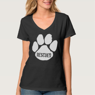 Rescued - Women's V-Neck T-Shirt