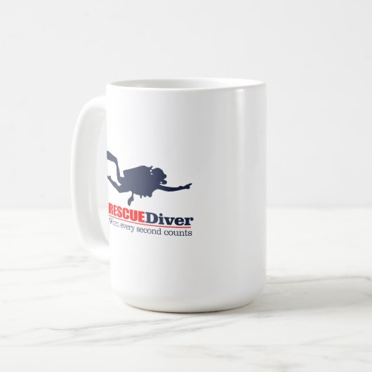 RESCUEDiver Koffiemok (Voorkant links)