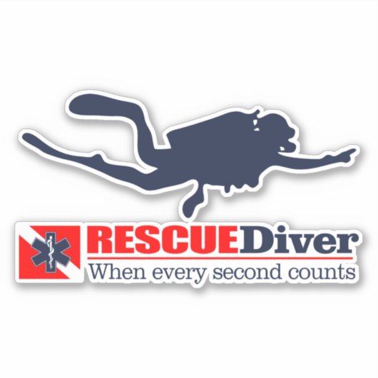 RESCUEDiver Sticker (Voorkant)