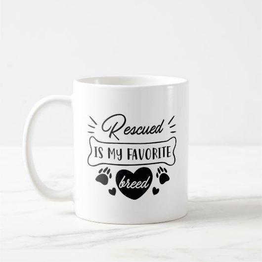 Rescuing is mijn favoriete ras koffiemok (Links)