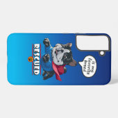 Rescuing is mijn favoriete ras | samsung galaxy hoesje (Achterkant horizontaal)