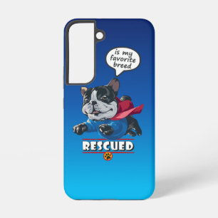 Rescuing is mijn favoriete ras   samsung galaxy hoesje