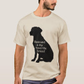 Rescuing is mijn favoriete ras t-shirt (Voorkant)