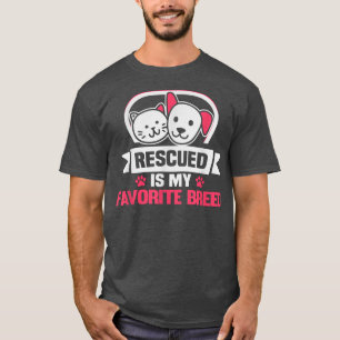 Resculeert is mijn favoriete broedhond die de dier t-shirt