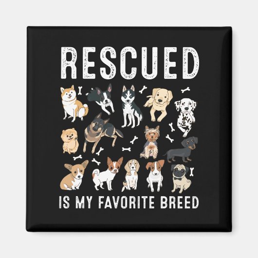 Resculeert is mijn favoriete reddingshonden voor a magneet (Voorkant)