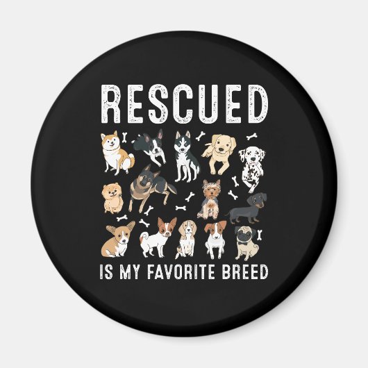 Resculeert is mijn favoriete reddingshonden voor a magneet (Voorkant)