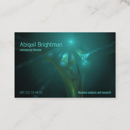 Research and development visitekaartje (Voorkant)