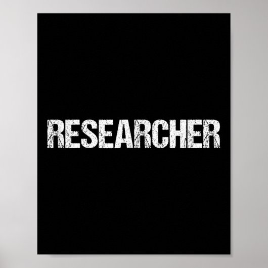 Researcher Simple Title  Poster (Voorkant)