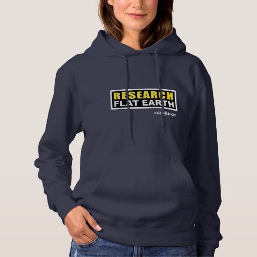 #RESEARCHFLATEARTH Women's Classic Hoodie (Voorkant)