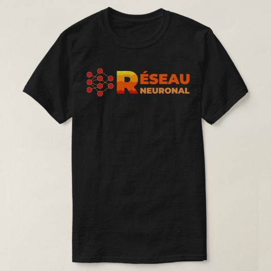 Reseau neuronaal t-shirt (Design voorkant)