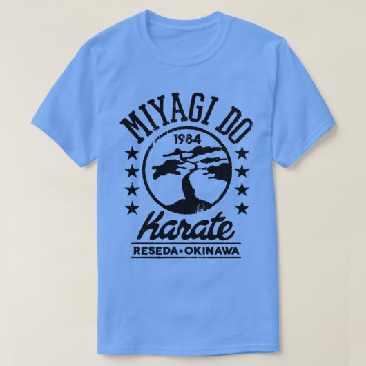 Reseda Okinawa Miyagido Karate 1984 Triblend T-shirt (Design voorkant)