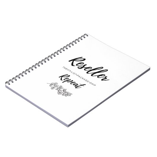 Reseller-inventarisatieblad Notitieboek (Linkerzijde)