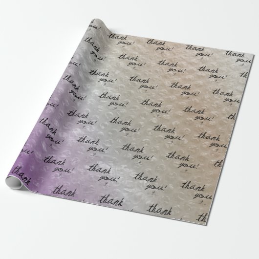 Reseller Sapin-sapin-bubbelwrap Dank u Cadeaupapier (Uitgerold)