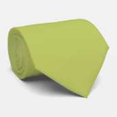 Resene Wild Willow Green Mid Century Solid Kleur Stropdas (Opgerold)