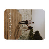 Reserva La Fecha Flexible Photo Magnet Magneet (Horizontaal)