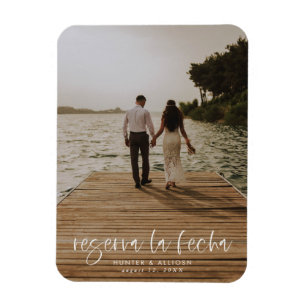 Reserva La Fecha Flexible Photo Magnet Magneet