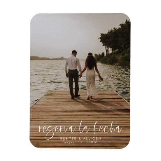 Reserva La Fecha Flexible Photo Magnet Magneet (Verticaal)