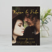 Reserva la Fecha Folie Uitnodiging (Staand Voorkant)