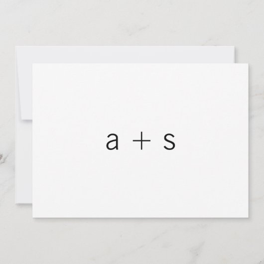 Reserva La Fecha Fotominimalistisch Spaans huwelij Save The Date (Achterkant)