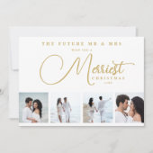 Reserva La Fecha Gold Exquisite Modern Wedding Chr Save The Date (Voorkant)
