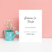 Reserva La Fecha | Kalligrafie Spaanse bruiloft Save The Date