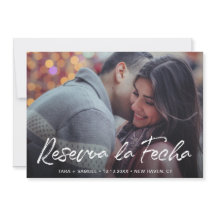 Reserva la Fecha Modern Brush Script