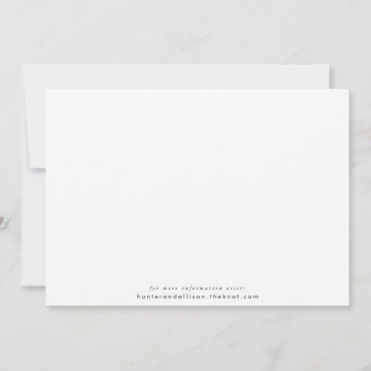 Reserva La Fecha Modern FloralInvitation Save Save The Date (Achterkant)