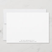 Reserva La Fecha Modern FloralInvitation Save Save The Date (Achterkant)