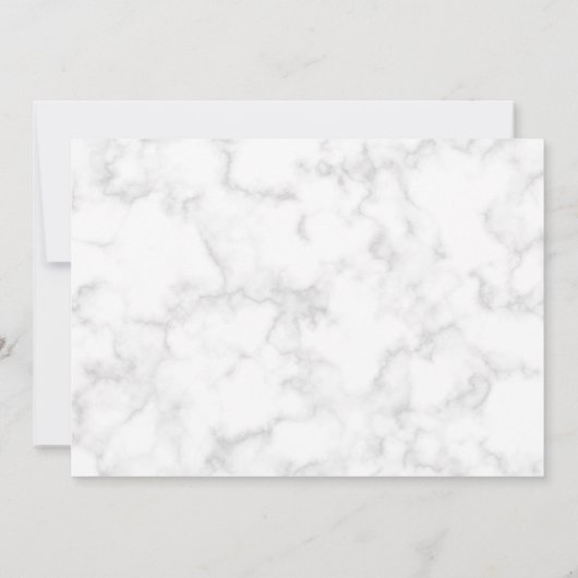 Reserva La Fecha Modern Marble Roos Gold Spaans Save The Date (Achterkant)