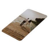 Reserva La Fecha Modern Photo Invitation Magnet Magneet (Linkerzijde)