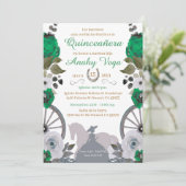 Reserva La Fecha Quinceanera Green Charra, Save The Date (Staand voorkant)